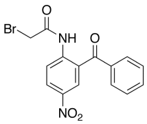 5-Nitro-2-(bromoacetamido)benzophenone