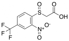 {[2-Nitro-4-(trifluoromethyl)phenyl]sulfinyl}acetic Acid