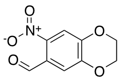 7-nitro-2,3-dihydro-1,4-benzodioxine-6-carbaldehyde