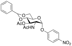 p-Nitrophenyl 2-Acetamido-3-O-acetyl-4,6-O-benzylidene-2-deoxy-&alpha;-D-glucopyranosi