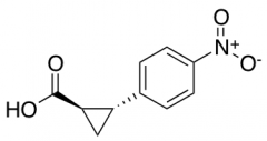 trans,rel-(1R,2R)-2-(4-Nitrophenyl)cyclopropane-1-carboxylic Acid