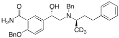 [S-(R*,S*)]-5-[1-Hydroxy-2-[(1-methyl-3-phenylpropyl)(phenylmethyl)amino]ethyl]-2-(phenylm
