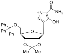4-Hydroxy-5-[2,3-O-(1-methylethylidene)-5-O-(triphenylmethyl)-&beta;-D-ribofuranosyl]-