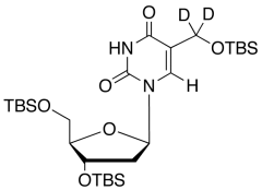 4-(Hydroxymethyl)-2&rsquo;-thymidine-d2 Tri(tert-butyldimethylsilyl) Triether