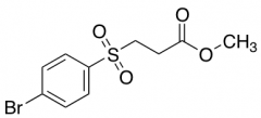methyl 3-(4-bromobenzenesulfonyl)propanoate