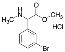 methyl 2-(3-bromophenyl)-2-(methylamino)acetate hydrochloride