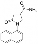 1-(1-NAPHTHYL)-5-OXOPYRROLIDINE-3-CARBOXAMIDE