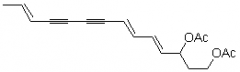 (4E,6E,12E)-十四碳三烯-8,10-二炔-1,3-二乙酸酯