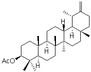 蒲公英甾醇乙酸酯（乙酸蒲公英甾醇酯；蒲公英醇醋酸酯）对照品
