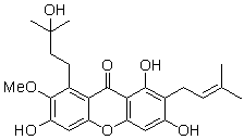 伽升沃D（1,3,6-三羟基-8-(3-羟基-3-甲基丁基)-7-甲氧基-2-(3-甲基-2-丁烯-1基