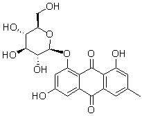 大黄素-8-β-D-吡喃葡萄糖苷对照品