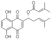 β,β’-二甲基丙烯酰紫草素（β,β’-二甲基丙烯酰阿卡宁）对照品