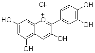 氯化矢车菊素（花青素,氯化花色素,氯化氰定）对照品